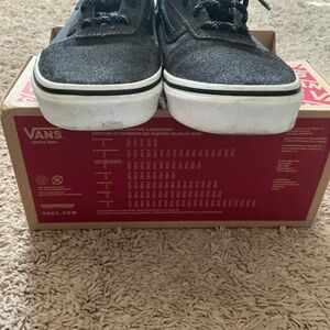 Vans Kids Black and White Sneakers